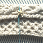 ニットクラッチバッグ(ホワイト)