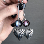NEW!! ▽ ガラスビーズ × ハート ピアス/イヤリング