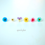pierce/earring...flower collection／apres la pluie