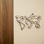 ウォールアート　世界地図