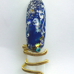 アクアリウム♡ロングネイルチップリング(ﾉ´▽｀)ﾉ♪