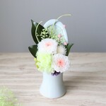 obliqueグリーン仏花（プリザーブドフラワー）
