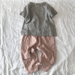 トリプルガーゼ  こどもパンツ pink ［size 120.130］