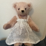 夏のドレス・ピンクのテディベア　30cm
