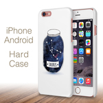 送料無料☆【iPhone・Androidスマートフォンケース】宇宙柄 牡牛座 星座ボトル☆ハードケース