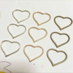 大きめハートのフレーム3色×2個セット