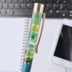 在庫限り ノーマルタイプ𑁍ハーバリウムボールペン エメラルドグリーン