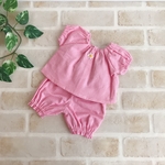ぽぽちゃん＊パジャマ＊ピンクチェック