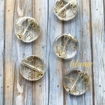 再販【ビーズ】see-through flower beads #2g