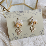 フローラルブーケピアス　イヤリング