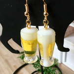 ミニチュア ビールのピアス or イヤリング