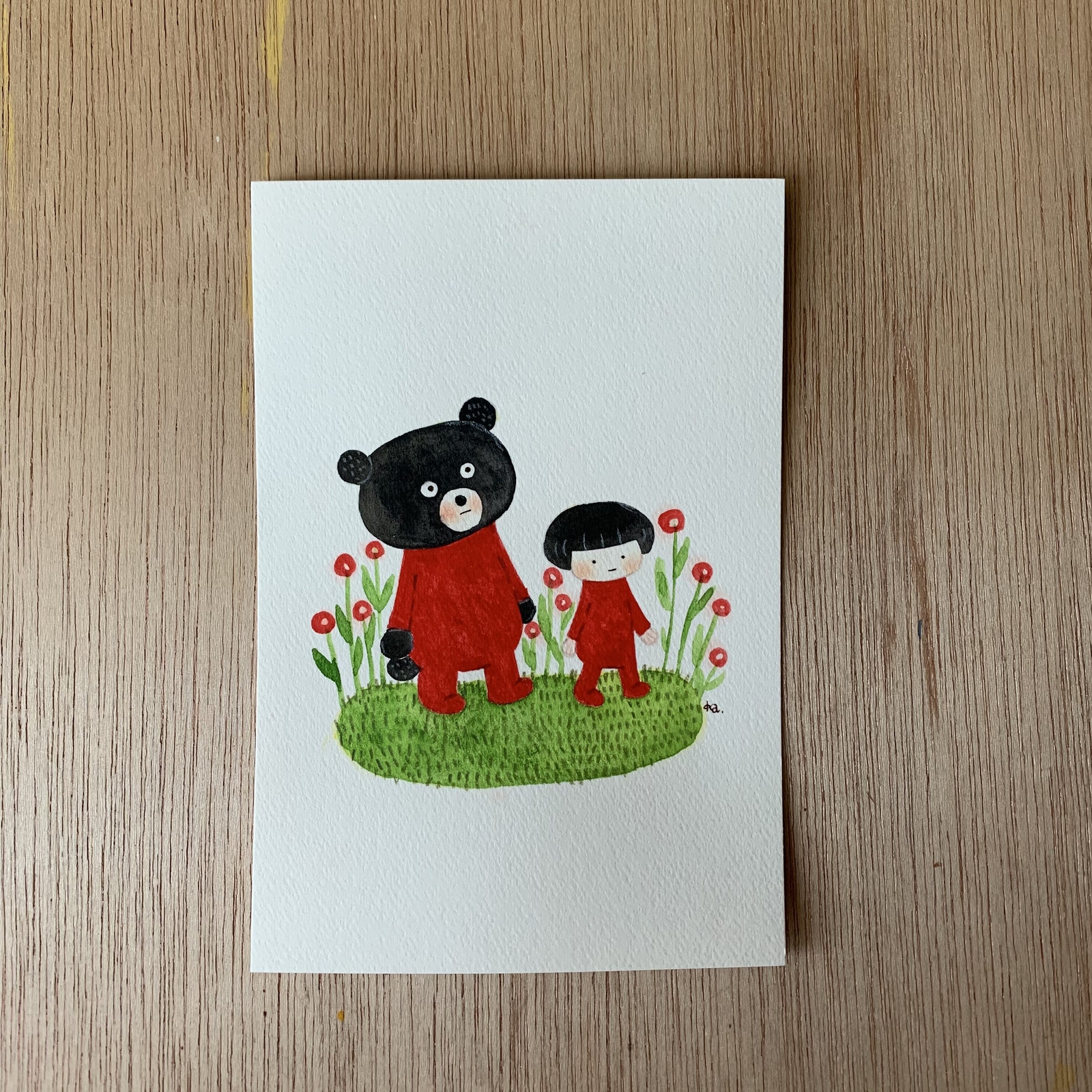 「おなじ色の道」原画　送料無料