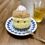 〜恐怖〜スフレケーキのオバケ（ホイップのせ）