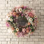 〈happylife様専用ページ〉フィラフラワーとセンニチコウのリース(18cm)