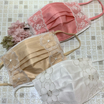 お買い得‼️不織布マスクが見えるマスクカバー　一枚仕立て❗️大人用サイズ　オススメ3枚セット‼️