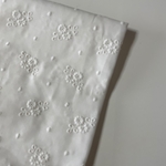 抗菌防臭加工　刺繍生地小花