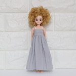 リカちゃん 服 ノースリーブワンピース ♡gray♡ 