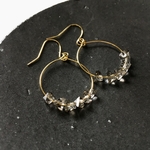 べっ甲フープピアス