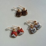 リアル猫(三種)ピアス