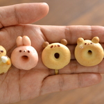 かわいいミニチュアパンのマグネット４点セット