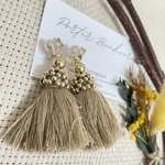 No.111 brown tassel pierce