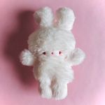 【うさぎ♡ぬいぐるみ】ラズベリーな瞳のしろちゃん♡手のひらサイズのぬいぐるみ♡