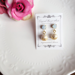 white opal × cottonpearl pierce