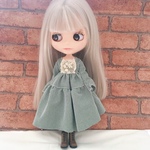 ネオブライスドール お洋服 ストライプ ワンピース アウトフィット