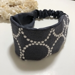 シンプルターバン　タンバリン　ネイビー