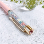 つまみ細工ボールペン　パステルver. pink