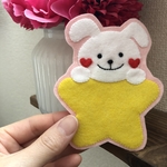 再販12★星とうさぎの名札