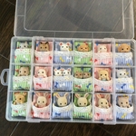 【新柄】シルバニア　赤ちゃん　ベッド　布団　ケース　収納　リボン柄