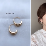 ✴︎再販売！✴︎ぷっくりゴールドフックピアス【シルバー925】
