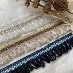 【50㎝〜】FC-0352 フリンジレース　フリンジ　ブレード　レース　レースリボン　lace ribbon handmade madeinJapan