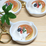 【新作】半熟パンケーキキーホルダー