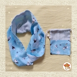 夏用ガーゼスヌード🐧収納袋付き