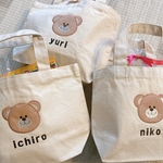 🧸お名前入りトートバッグ🧸