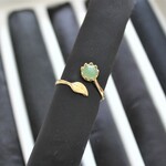 【再販/5月の誕生石】リーフリング　アベンチュリン　6mm