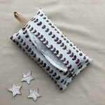ボックスティッシュカバー ドット ライン モノトーン シンプル ハンドメイド