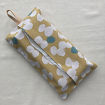 ボックスティッシュカバー ちょうちょ イエロー シンプル ハンドメイド