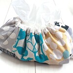 【SALE❕】▼くしゅくしゅBOXティッシュカバー▼北欧テイスト／ブロックパッチ 1