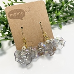 グレーオーロラの花びらピアス・イヤリング♡