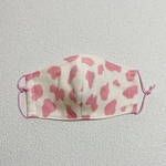 ピンク牛柄立体マスク