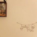 ワイヤーで作ったガーランド☆