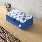 Skogインテリアボックス 〈Mサイズ〉小物入れ・アクセサリーケース（カルトナージュ）【受注制作】