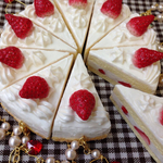 ショートケーキのバックチャーム