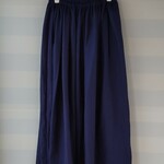  ダブルガーゼ   ロング   ギャザースカート   