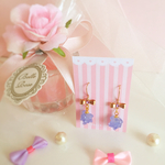 本物のこんぺいとうとリボンが可愛い♡ピアス《再販7》