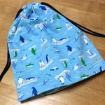 ペンギン🐧・巾着袋(体操袋)