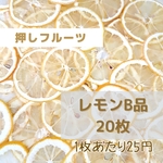押しフルーツ レモンB品 20枚